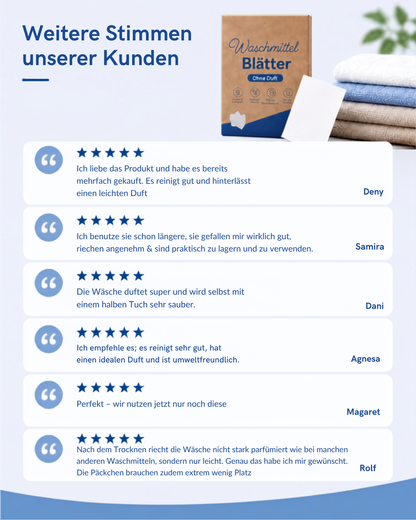 UNRINSED Waschblätter Bundle